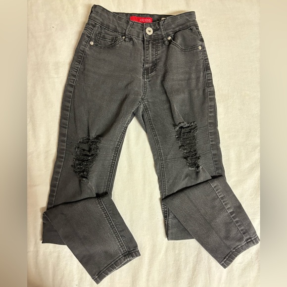 Guess Ripped Black Jeans - Picture 2 of 5